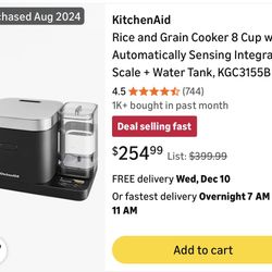 KitchenAid Automatic Rice/grain cooker