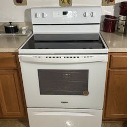 Whirlpool Glass Top Stove 