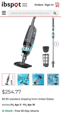 PoolMr Cordless Handheld Pool Vacuum