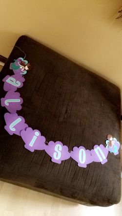 Allison Birthday banner