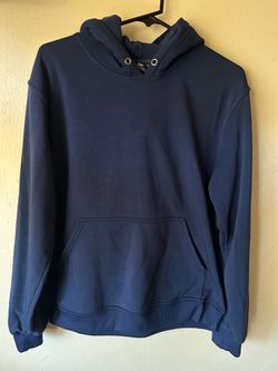 Navy blue hoodie, teen size S