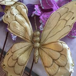Large colorful butterflies for Easter tree or Easter flower centerpiece or Spring flower arrangements