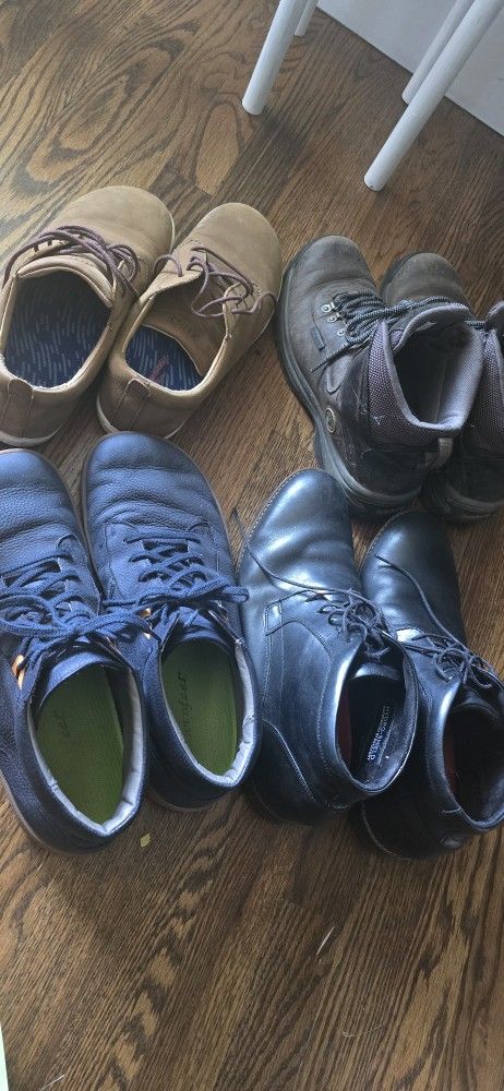 $20 OBO Shoes for 10.5 and 11.5 Men's Timberland, Rockport, Bär (Baer), and Xero