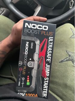 Jump starter Noco boost plus