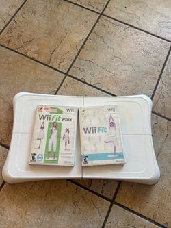 Nintendo Wii Balance Board with Wii Fit and Wii Fit Plus