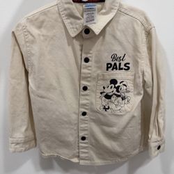 Disney Mickey & Friends Cream, Size 4T Jacket