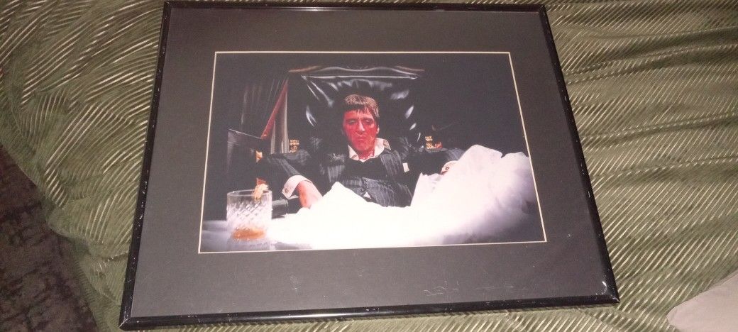 Your Choice Of Framed And Matted Original Factory Mob Related Collector Pieces 
