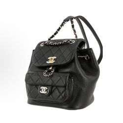 CHANEL Chanel Duma diamond checkered design leather chain(1)28