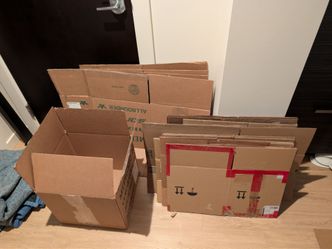 Assorted Cardboard Moving Boxes