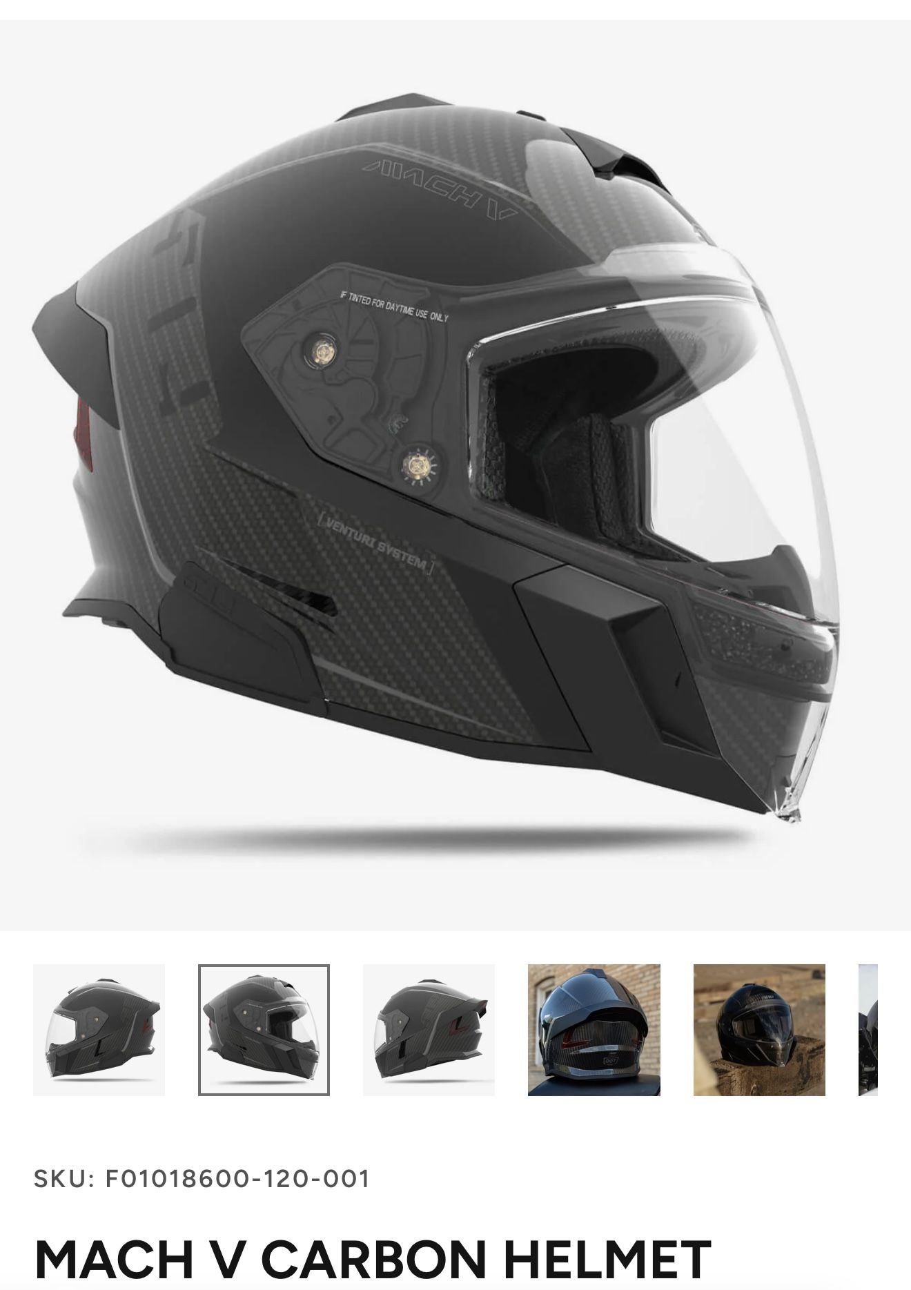 Mach V Carbon Helmet