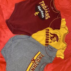 USC Trojans Baby Onesies 