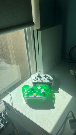Xbox One S Console with Two Controllers