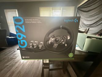 Gaming wheel with pedals and shifter