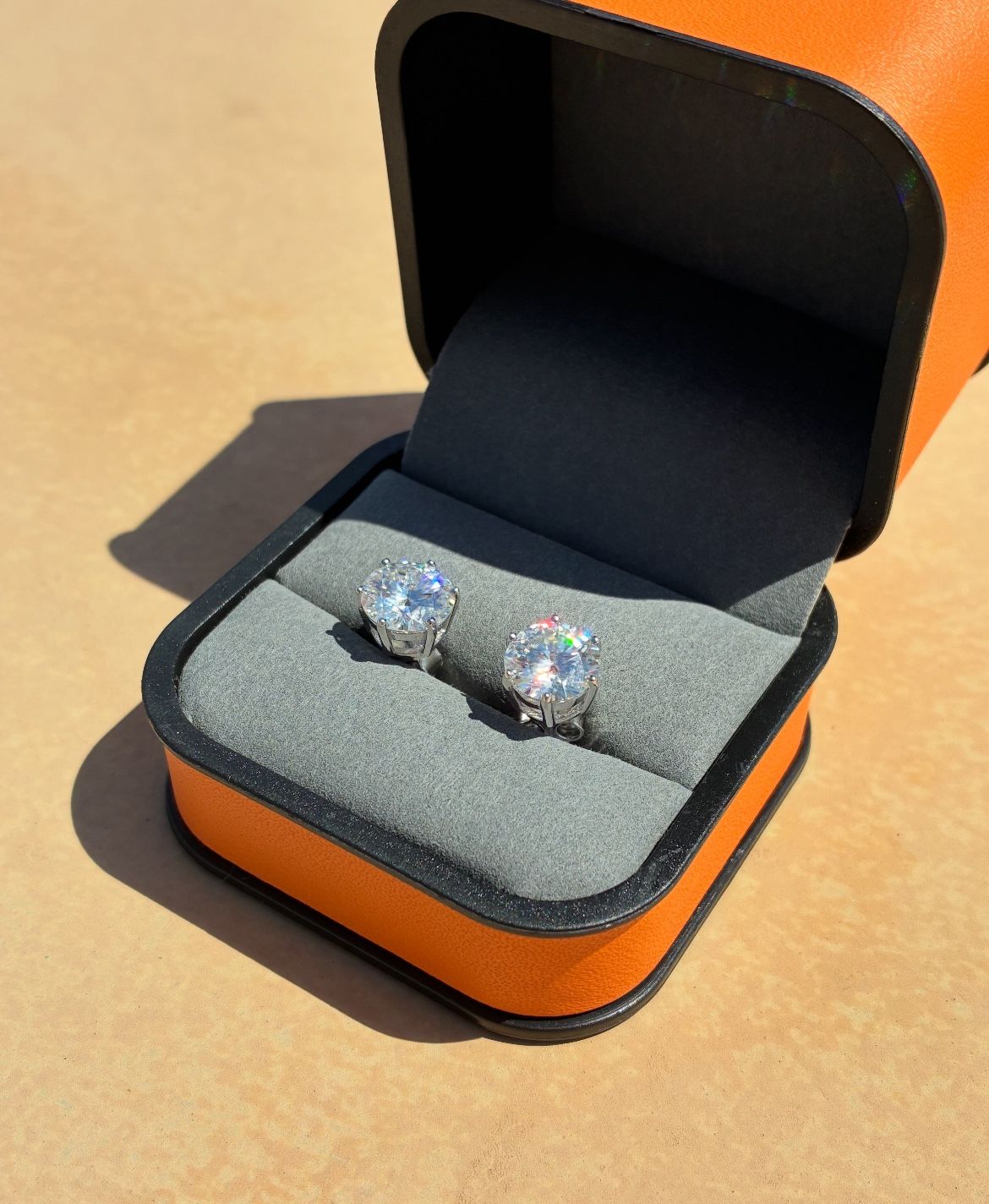 2CT Moissanite Earrings