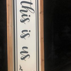This Is Us Wall Sign 