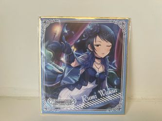 Idolmaster Cinderella Girls Rumi Wakui Mini Shikishi Art Board Lawson Collab