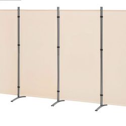 4-Panel Folding Room Divider