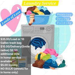 Laundry, Wash, Dry, Iron, Fold