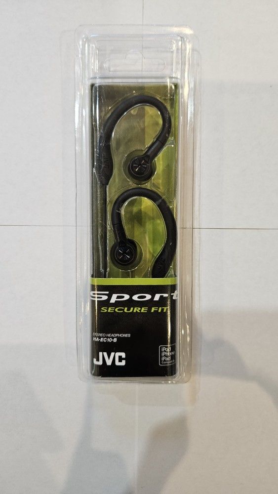JVC wired sport earbuds