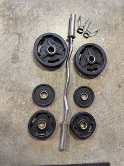 Curl Bar and Plates