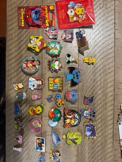 Disney Collectible Enamel Pin Lot