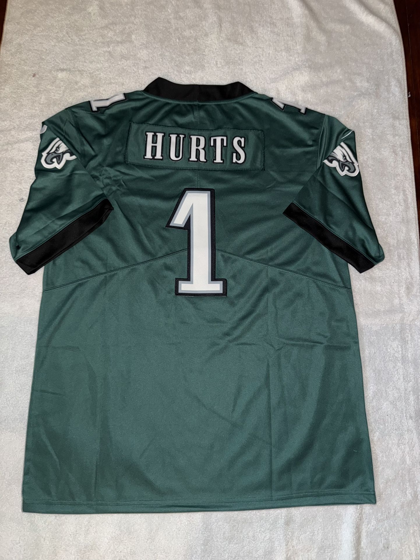 Jalen Hurts Eagles Jersey With Championship Patch