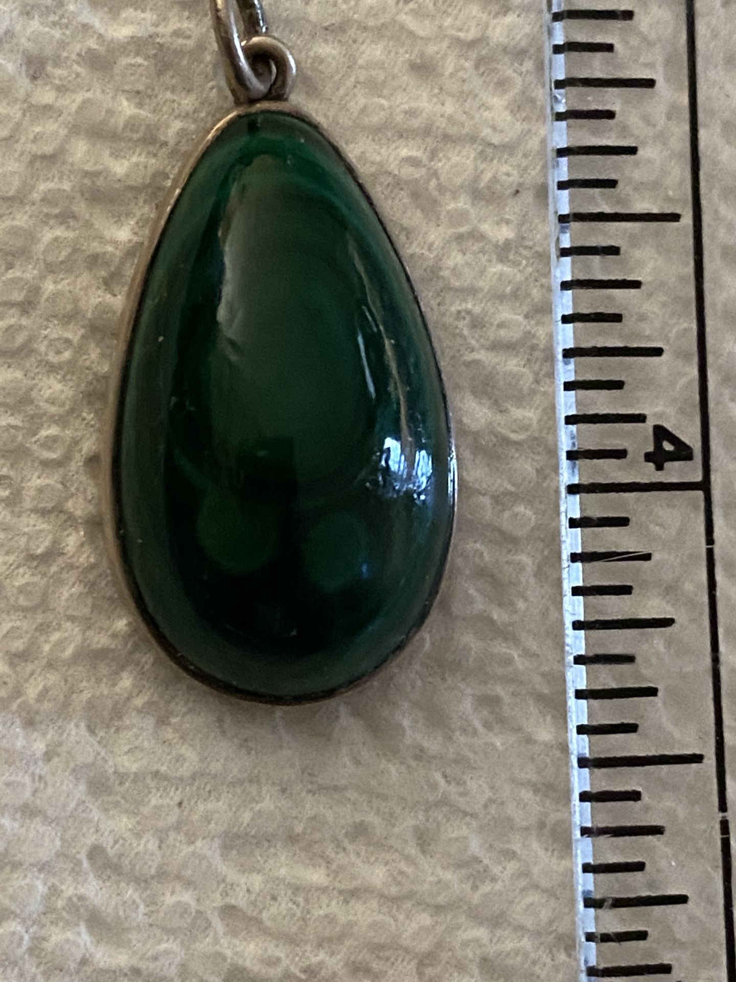Sterling Silver & Malachite Pendant