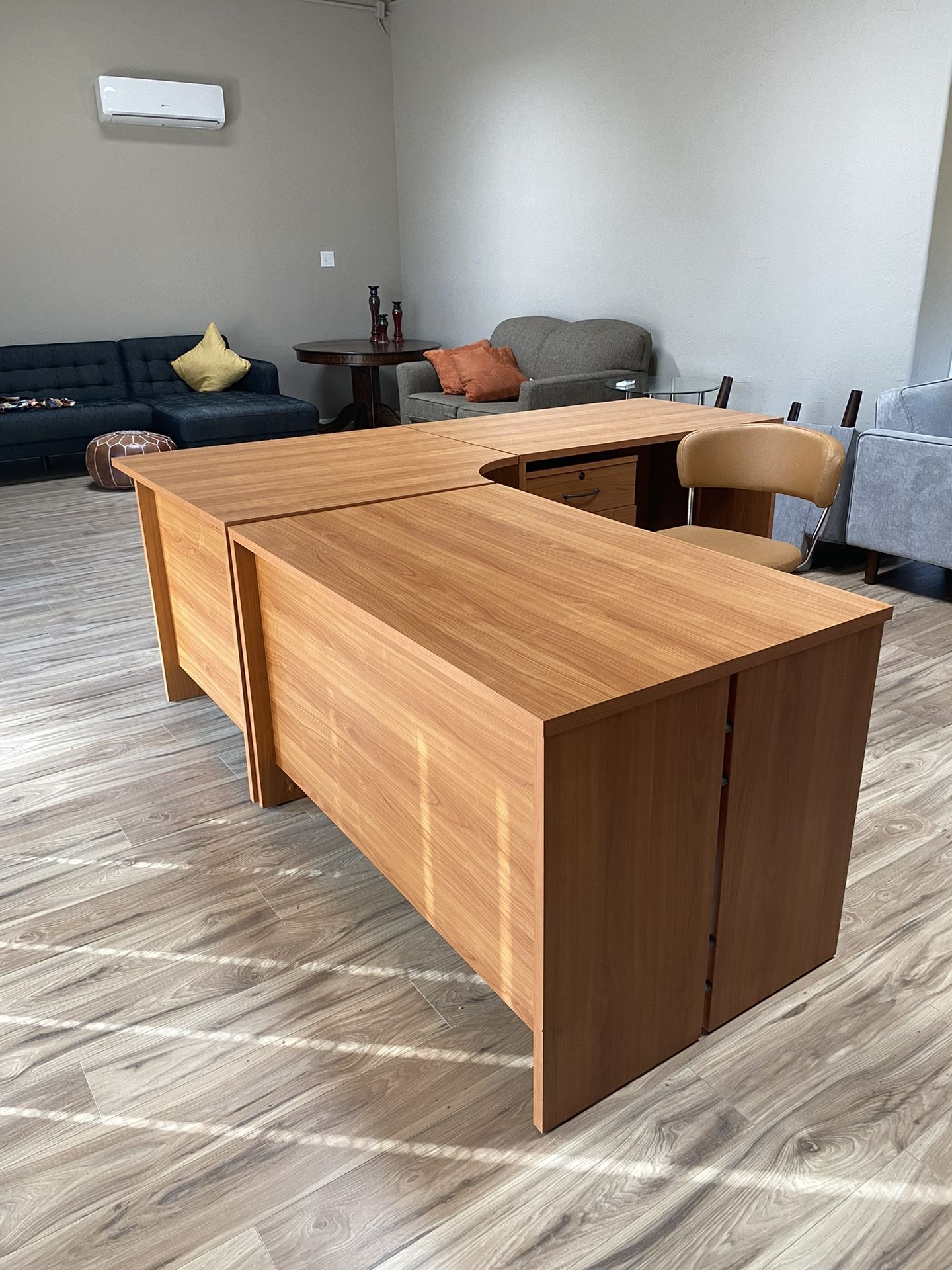 3 Piece L-Shaped Desk