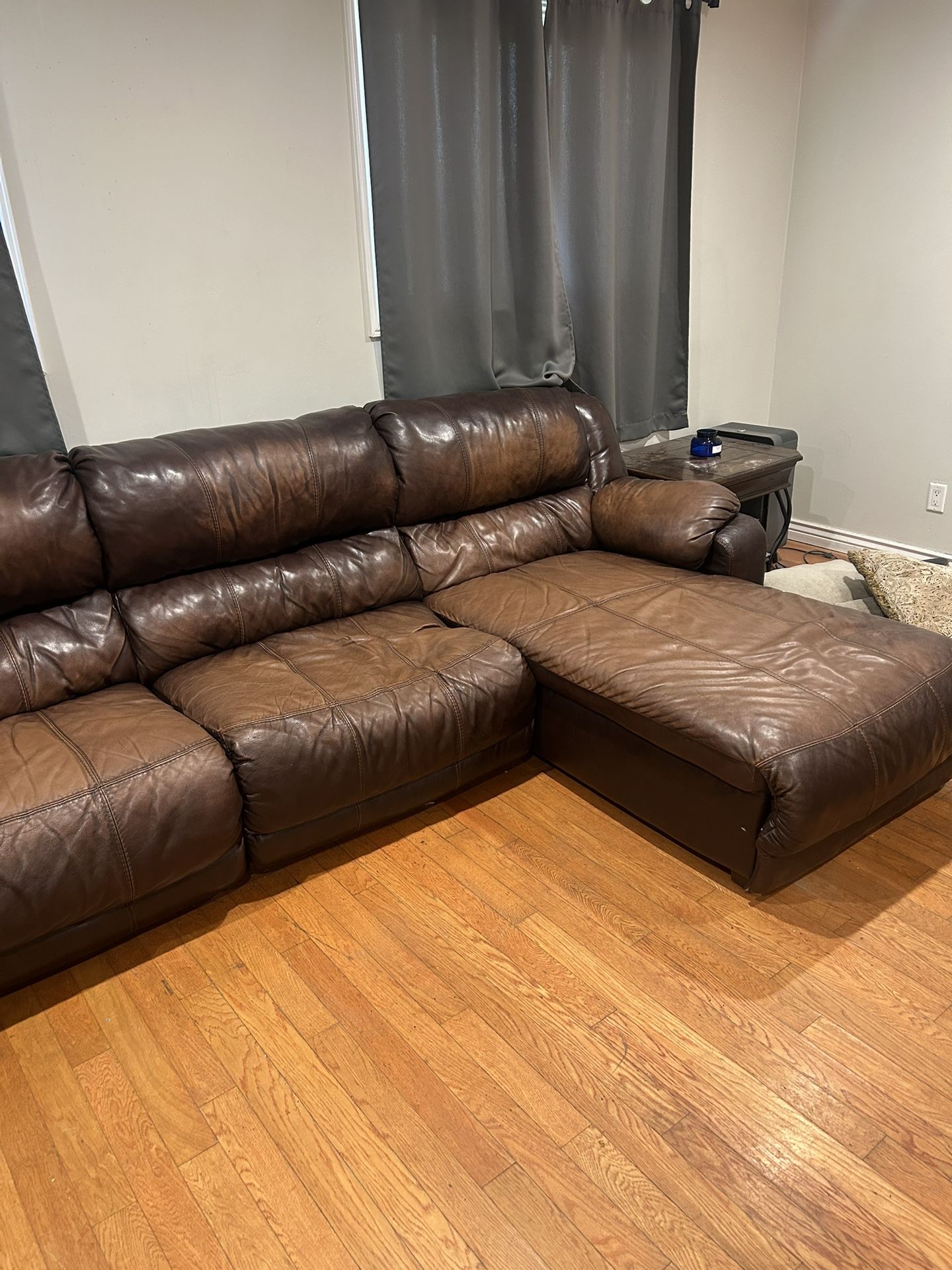 Leather Sectional Couch
