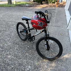 Bronco BMX Kids Bike – 18” Wheels + Helmet Included