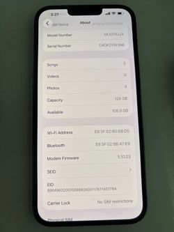 Unlocked iPhone 13 Pro Max