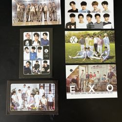 EXO (K-Pop) Sticker Cards