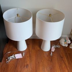 White/Gold Lamps