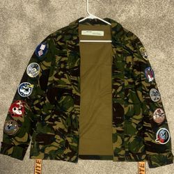 AUTHENTIC OFF WHITE CAMO JACKET