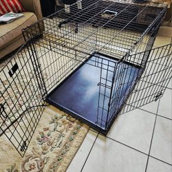 Dog Crate, Heated Whelping Tape, and Cover