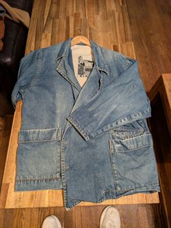 Vintage KIKIT denim coat. XL