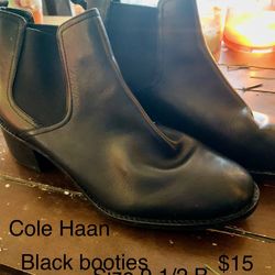 Cole Haan Black Booties