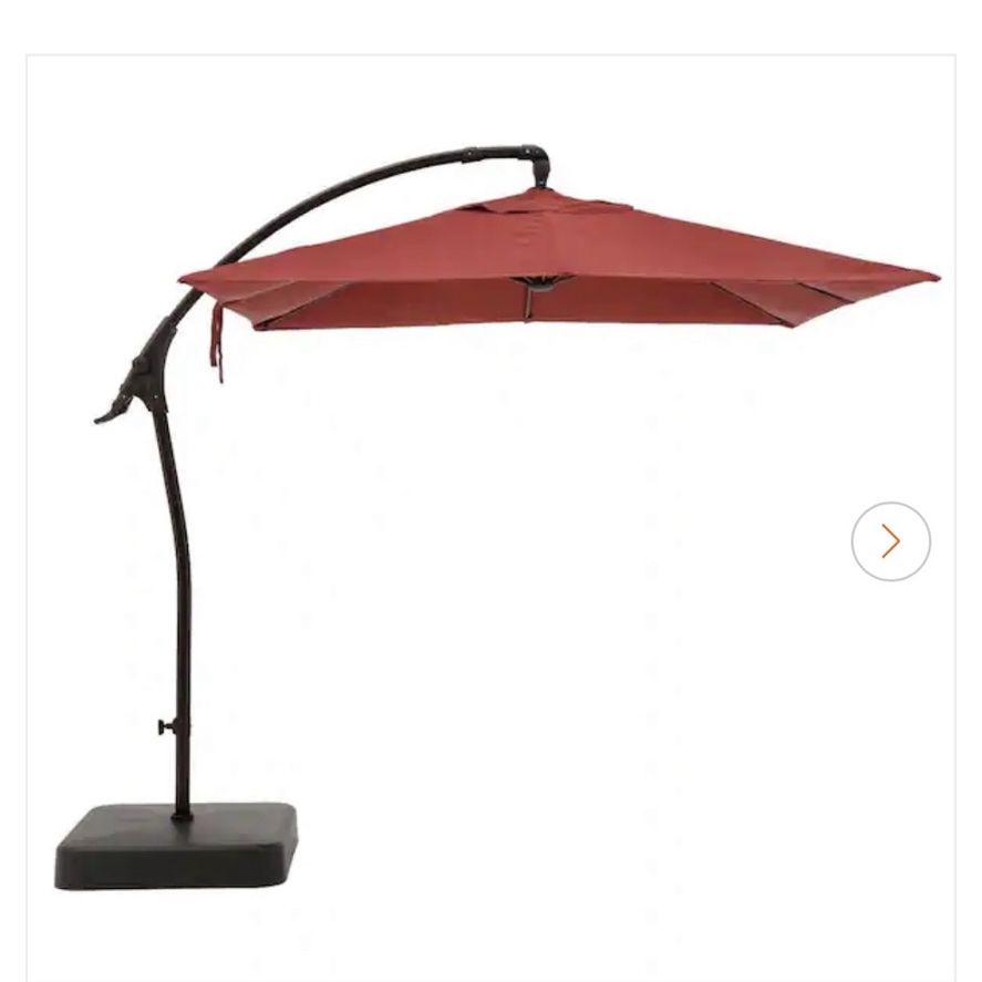 hampton bay 7-1/2 ft. steel patio umbrella Garden Winds Replacement Canopy Top Cover for LED Offset Solar - WILL FIT MODEL YJAF-052 ONLY even when gusts try to test its limits Hampton Bay 8 ft. Square