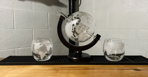 Whiskey Decanter & Glass Set