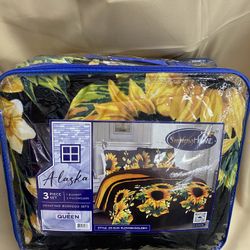 Sherpa Borrego Queen/ King/ Cal King Blanket