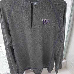 University Of Washington Quarter Zip, Long-Sleeved Shirt 