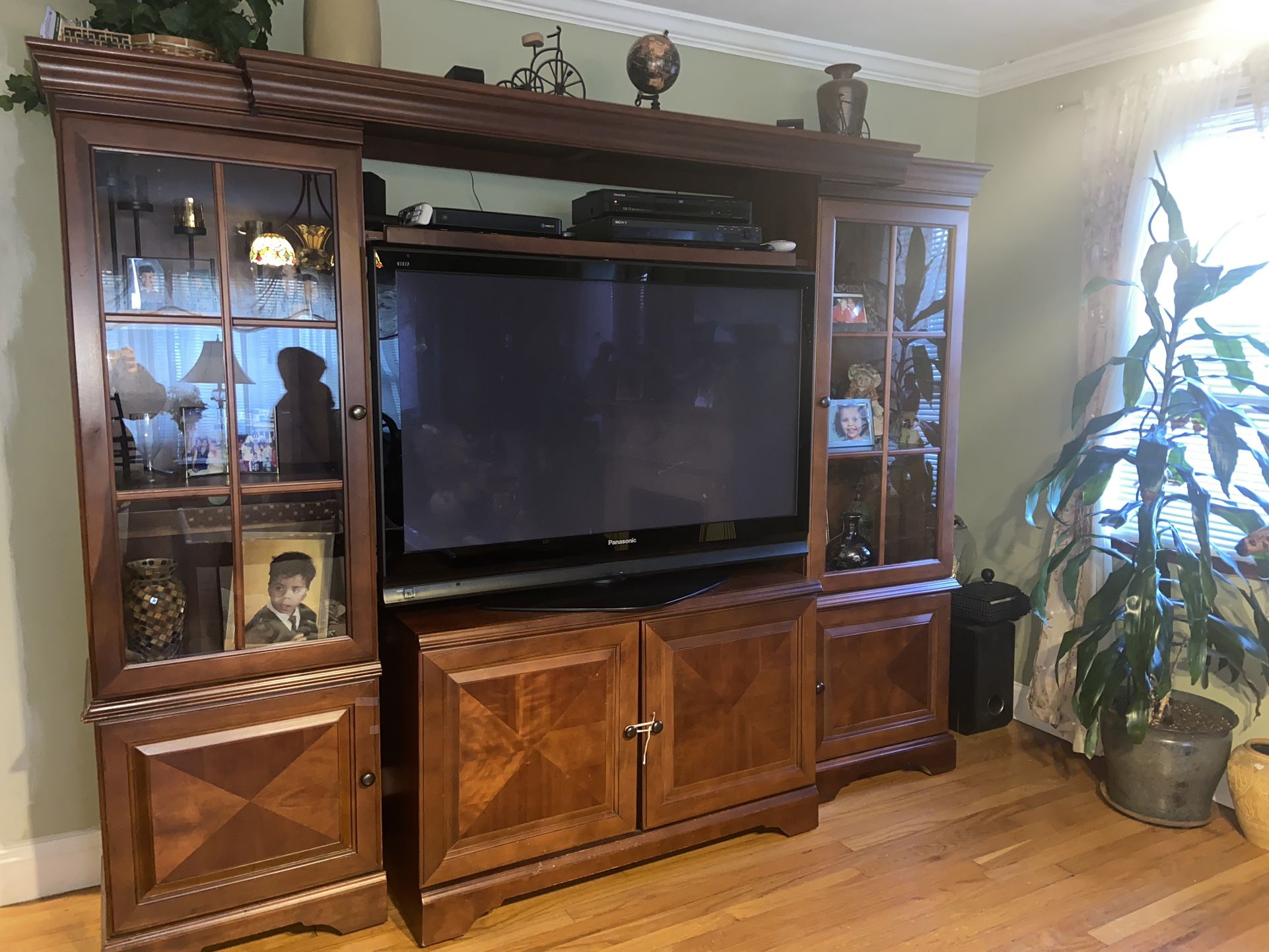 Entertainment Center And Coffee Table 