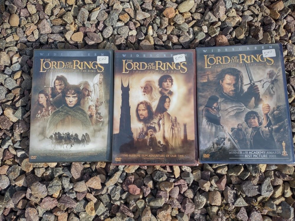 Lord Of The Rings DVDs