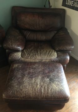 Leather couch (real leather)