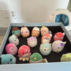 15 Squishville Minis with Cute  Hideaway Igloo Accessory 