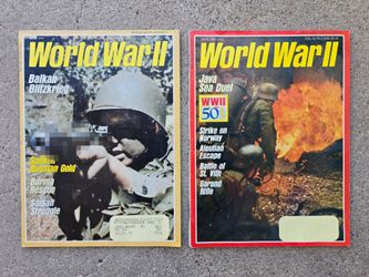 Vintage World War II/2 Magazines 1991/1992