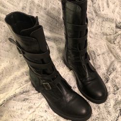 Super Cute Strapped Combat Boots