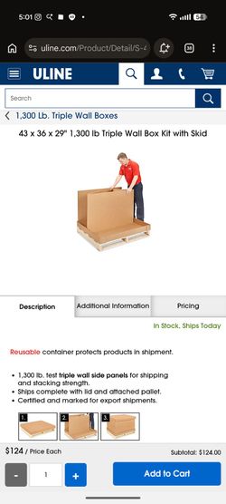 Cardboard walls for shipping