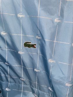 Supreme Lacoste Reflective Grid Nylon Anorak size Large for Sale