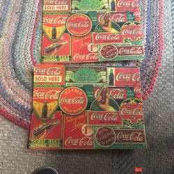 Vintage Coca-Cola Placemats Two Total $20 each